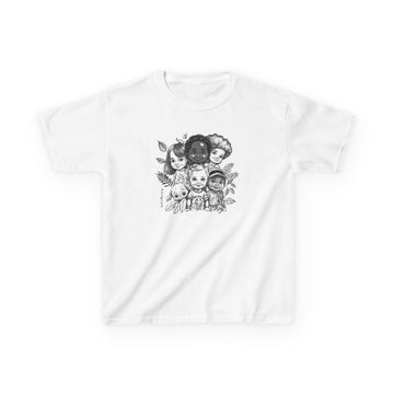 Whimsical Animal Friends Kids Tee – Cute Nature-Themed Cotton T-Shirt for Play, Birthdays, Gifts, Animal Lovers, Casual Wear