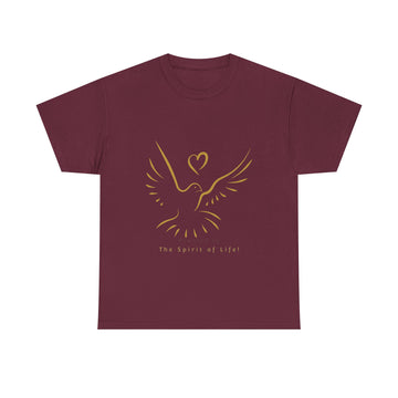 Powered by the Spirit of Life - Unisex Cotton T-shirt