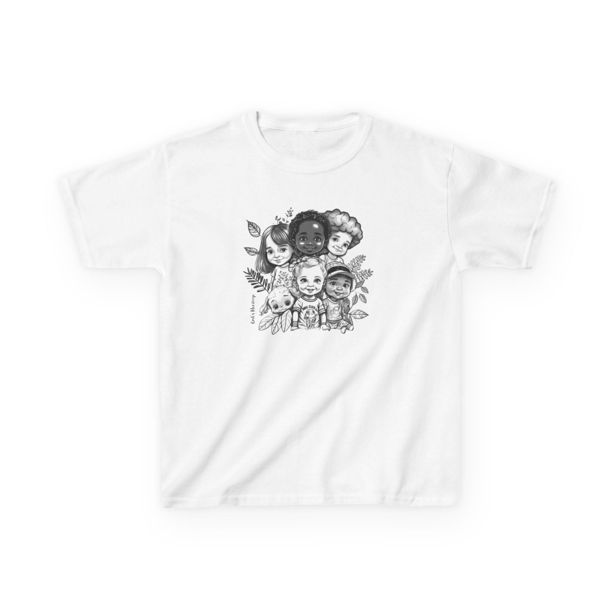 Whimsical Animal Friends Kids Tee – Cute Nature-Themed Cotton T-Shirt for Play, Birthdays, Gifts, Animal Lovers, Casual Wear