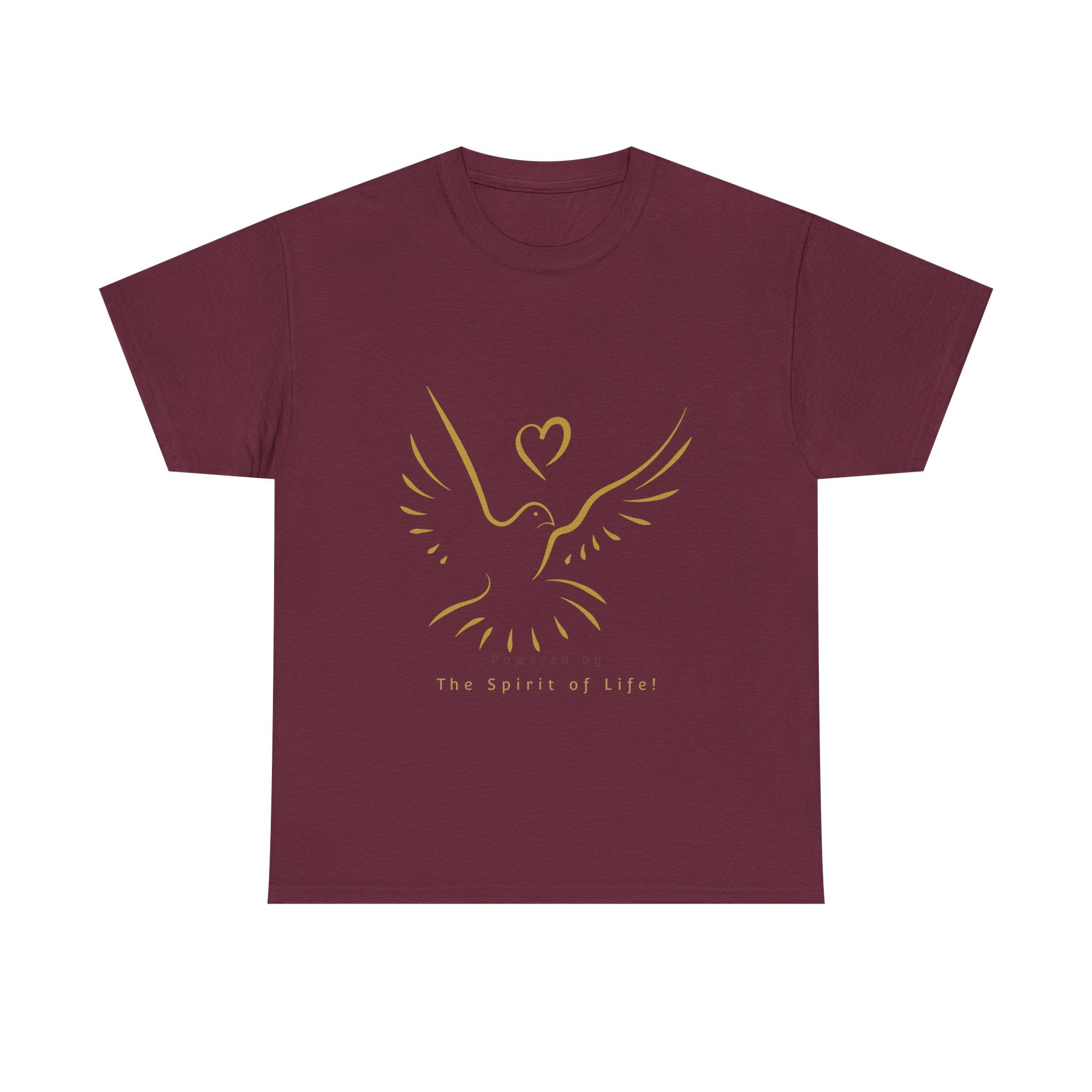 Powered by the Spirit of Life - Unisex Cotton T-shirt