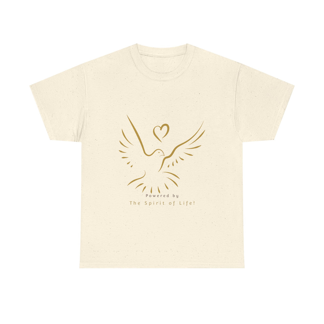 Powered by the Spirit of Life - Unisex Cotton T-shirt